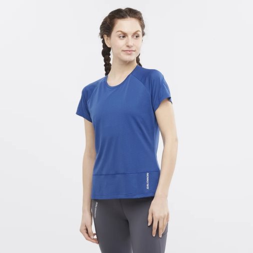 Blue Salomon Cross Run Short Sleeve Women's T-Shirts | IE BD1725